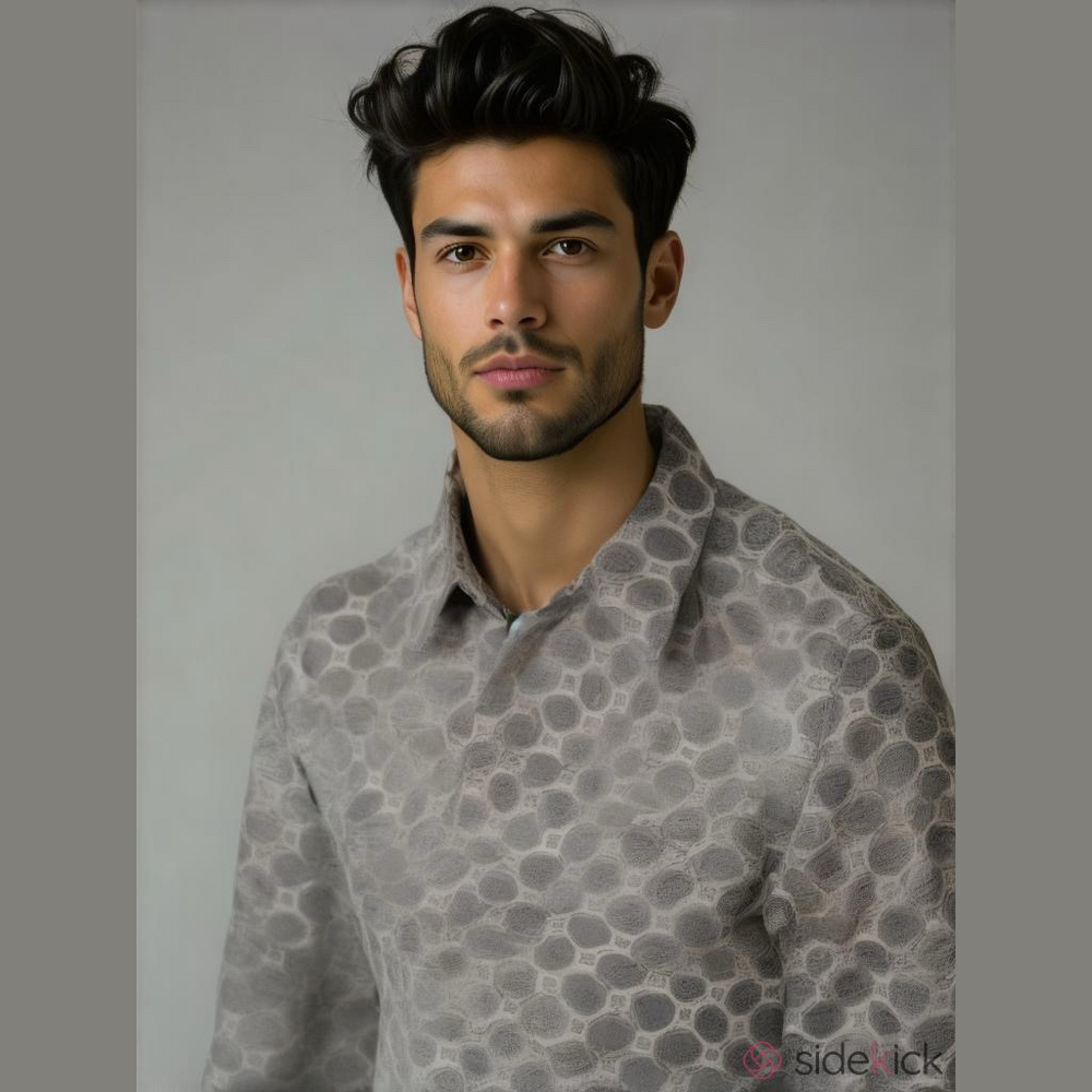 Claiborne XL Button Up Shirt Rayon Wool Blend